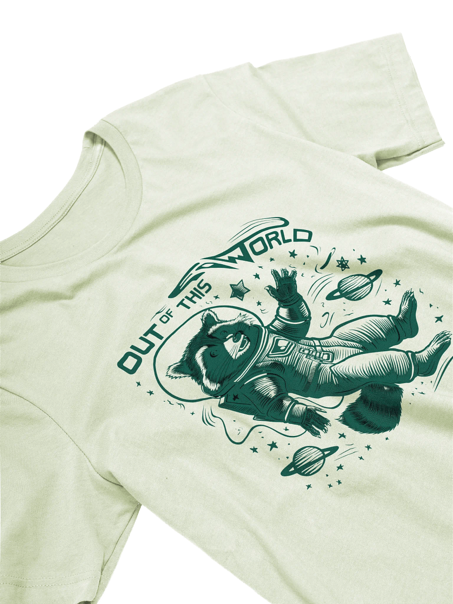 Astro-Raccoon Space Explorer T-Shirt product image (3)