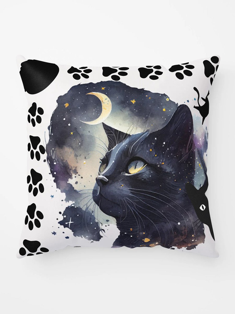 Black cat Pillow product image (5)