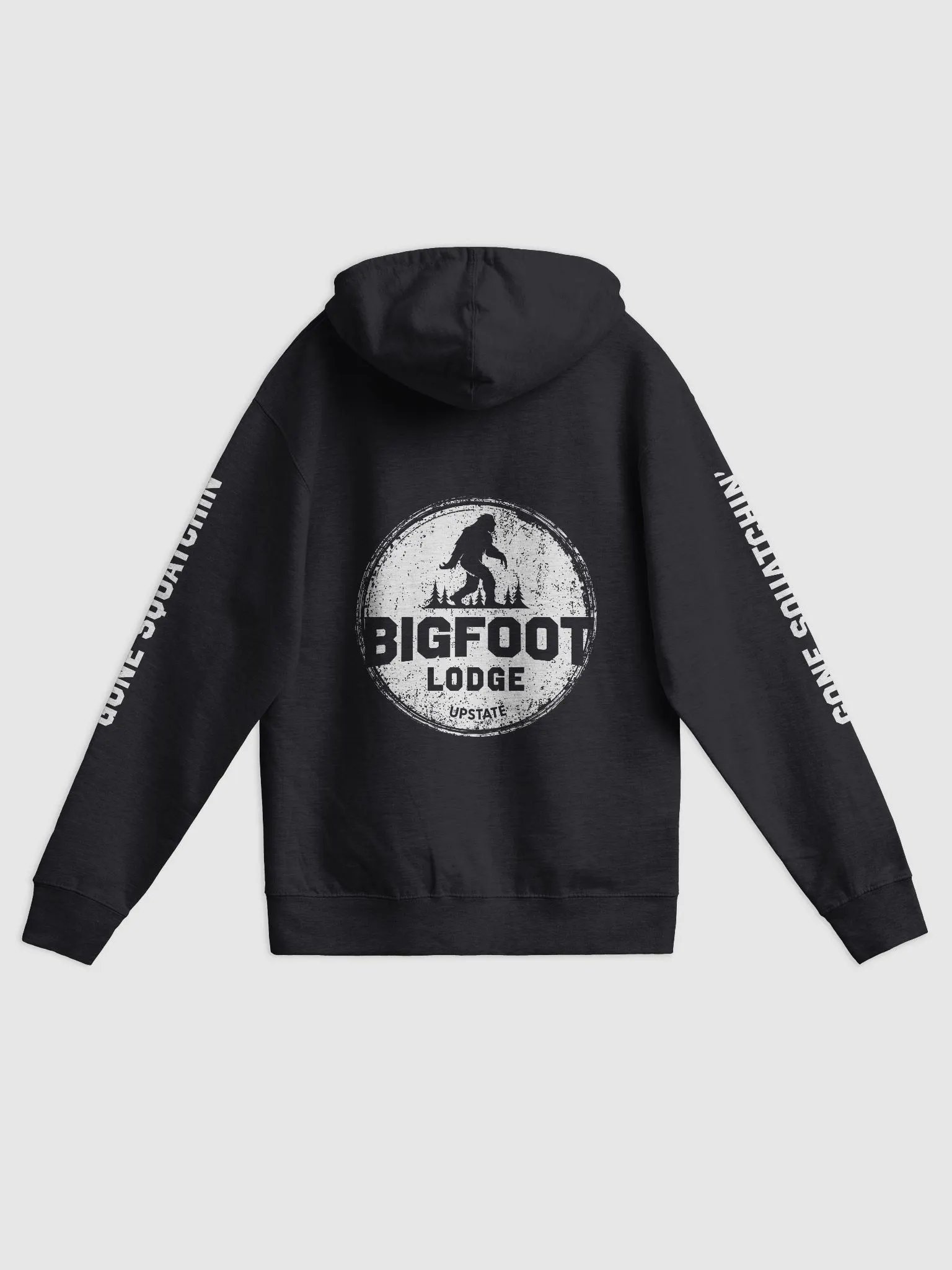Bigfoot Lodge Upstate Black Zip Hoodie product image (3)