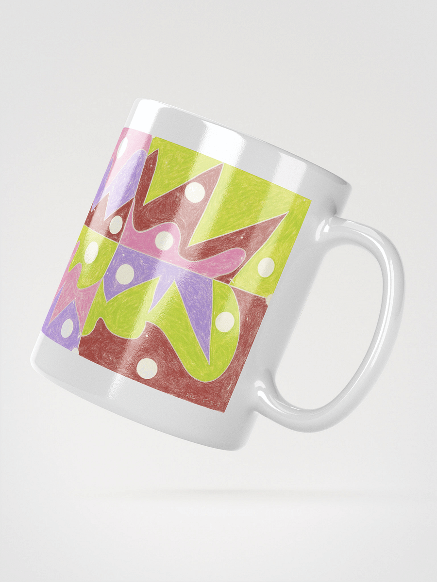 Cartoon College 3 & 4 White Glossy Mug product image (4)