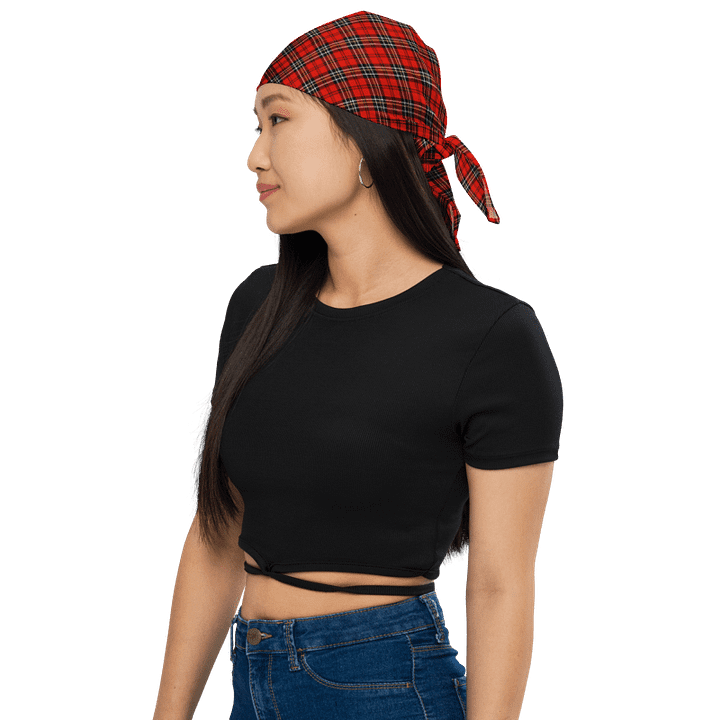 Red Vintage Plaid Bandana product image (1)