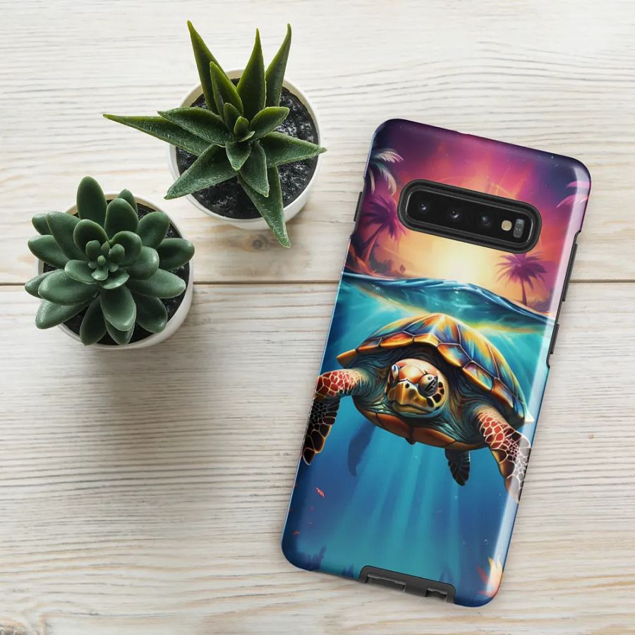 Tropical Turtle Adventure Samsung Galaxy Case product image (49)