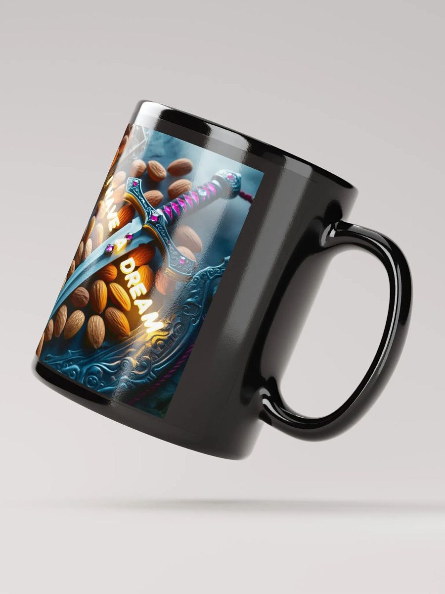 Dreamer's Sword Black Glossy Mug product image (4)