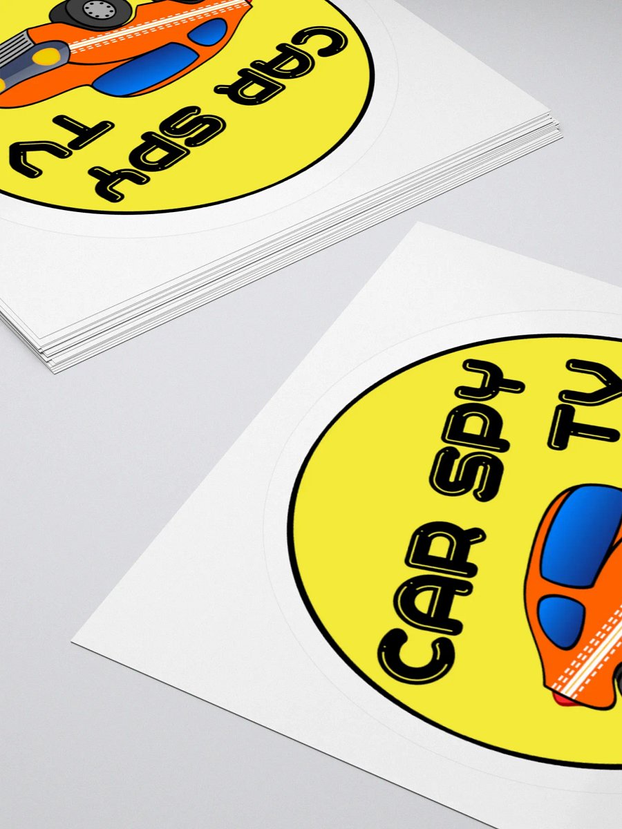 Sticky Sticker: CarSpyTV Logo product image (11)