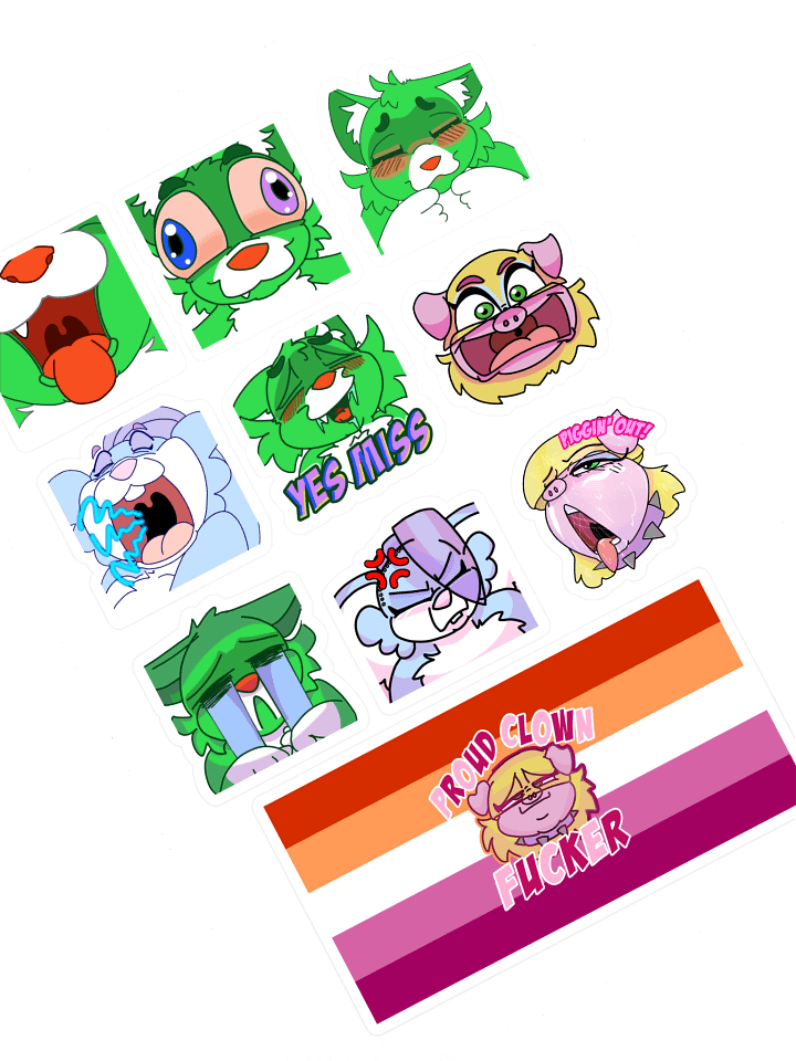 Emote Sticker Set 2025 pt 2 product image (1)