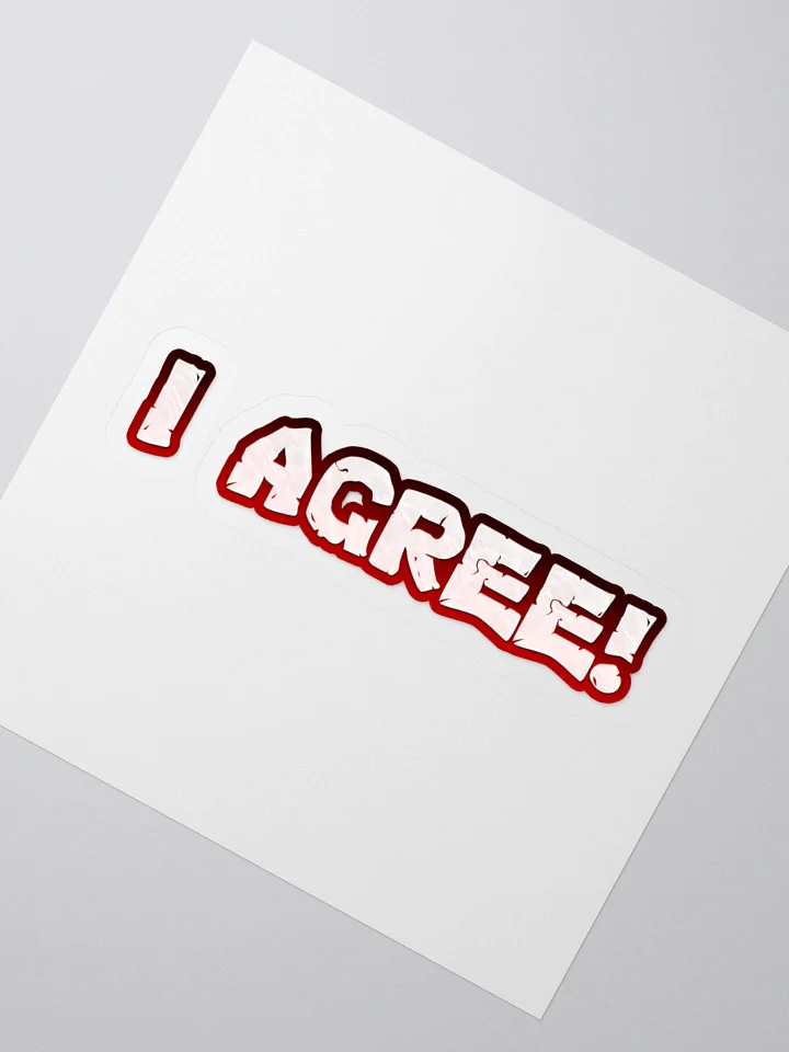 CRAVONE - I AGREE STICKERS product image (2)