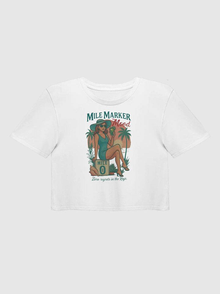 Mile Marker Mood Key West Ladies Crop Top product image (2)