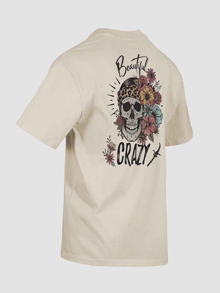 Beautiful Crazy Skull Faded T-Shirt product image (23)