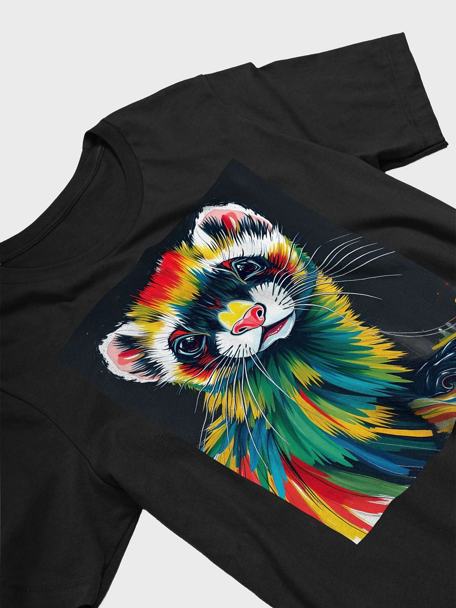 Color Happy Ferret, iconic Softness T-Shirt product image (3)