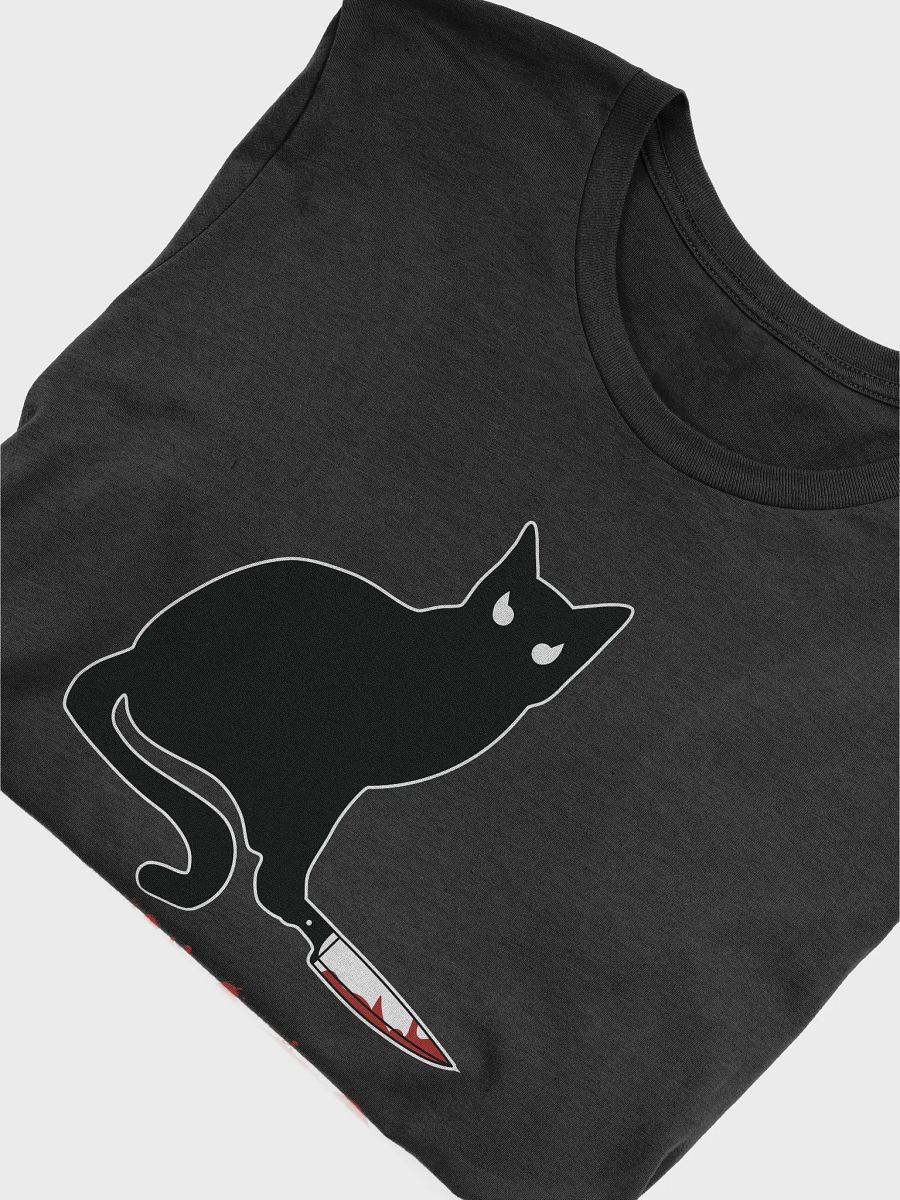 Cat What? Funny Murderous Black Cat T-Shirt product image (5)