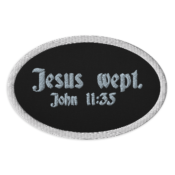 Gothic Scripture Embroidered Patch product image (1)