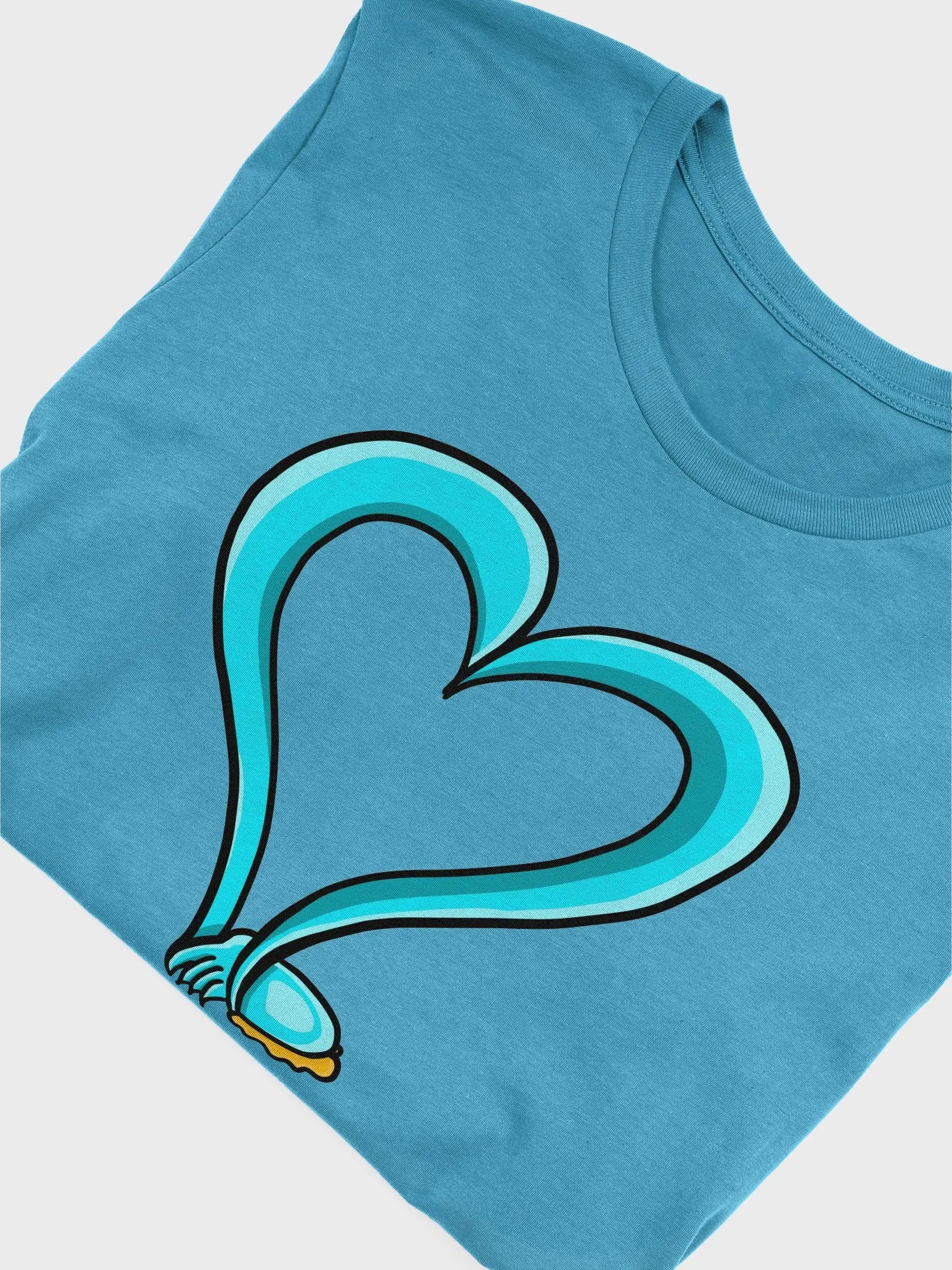 Tentacle Heart - Tee Dtfx (brighter but papery printing) product image (53)