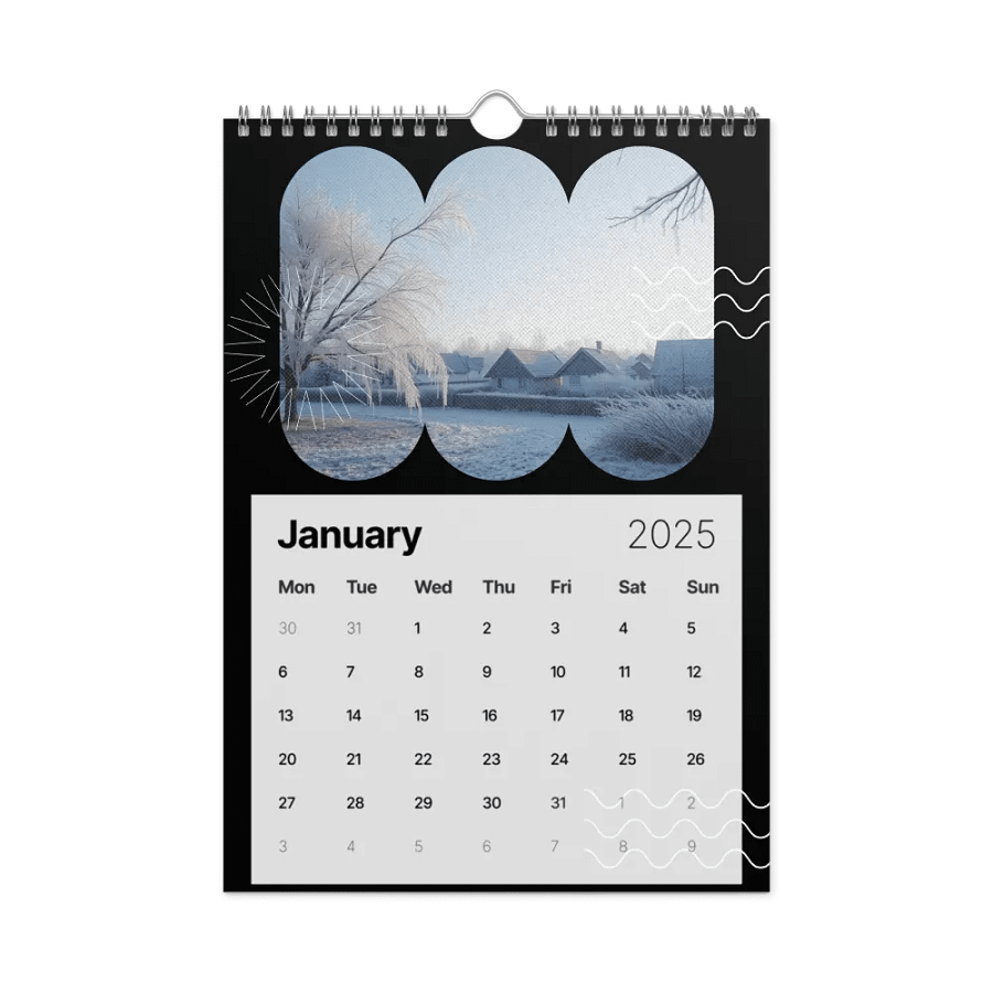 SEASONAL NATURE WALL CALENDAR 2025 product image (6)