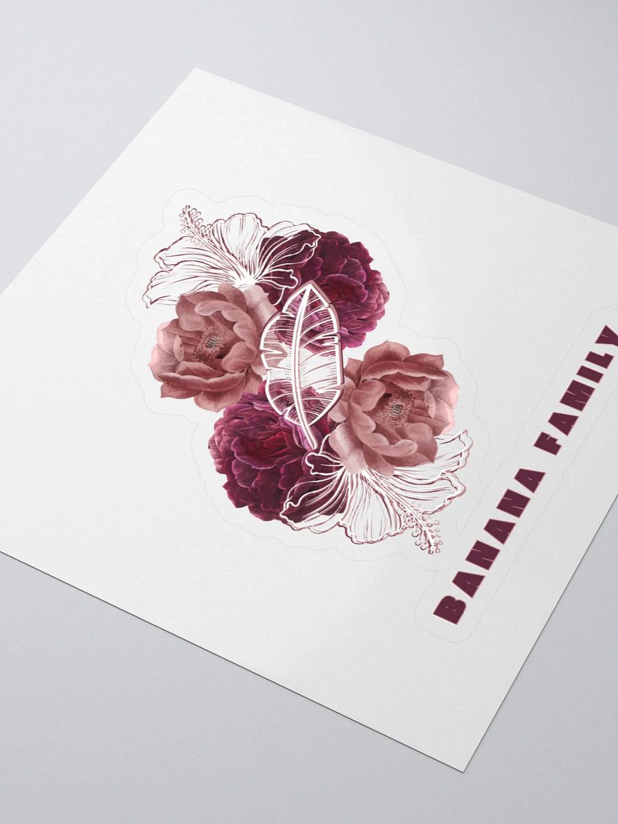 Floral Banana Leaf Sticker product image (3)