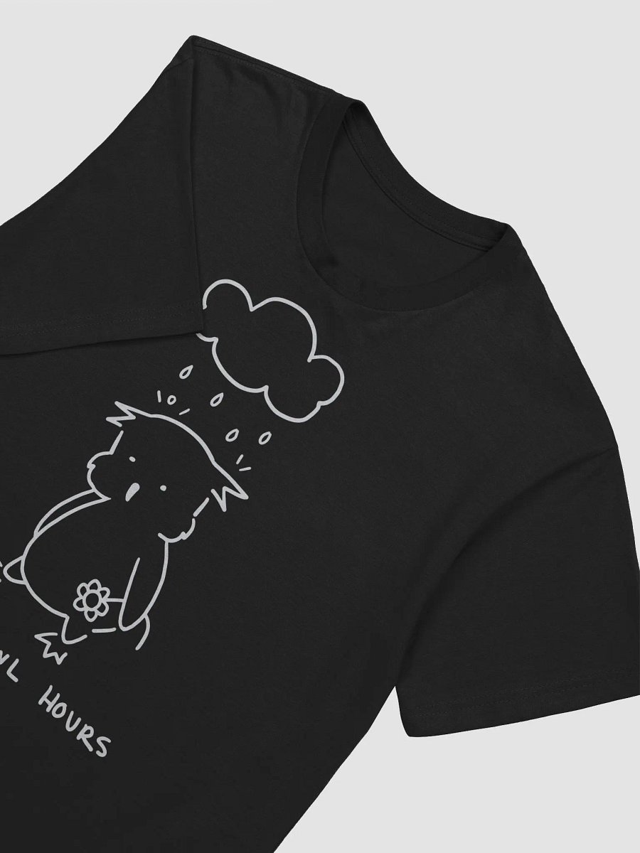 Sad Owl Hours Next Level Supersoft T-shirt (Dark) product image (8)