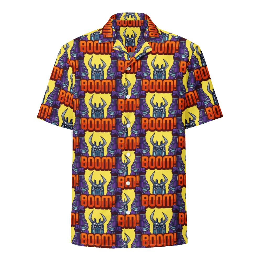 Straightedge Monster BOOM! Hawaiian Tee product image (1)