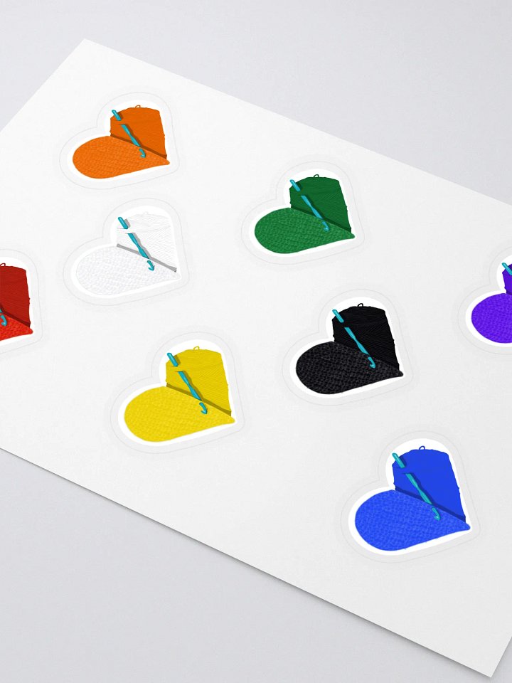 Crochet Love Sticker Sheet product image (2)