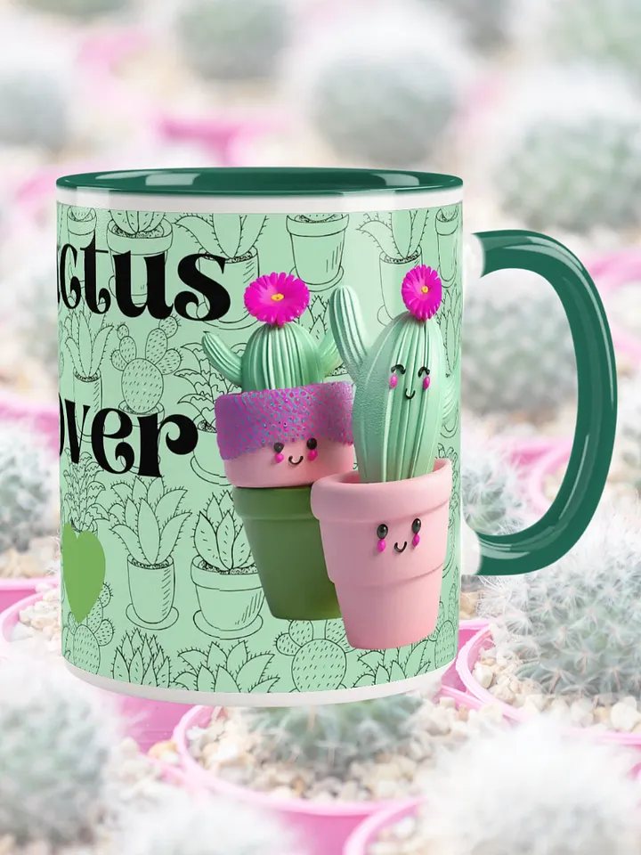 Happy Cacti Ceramic Mug product image (11)