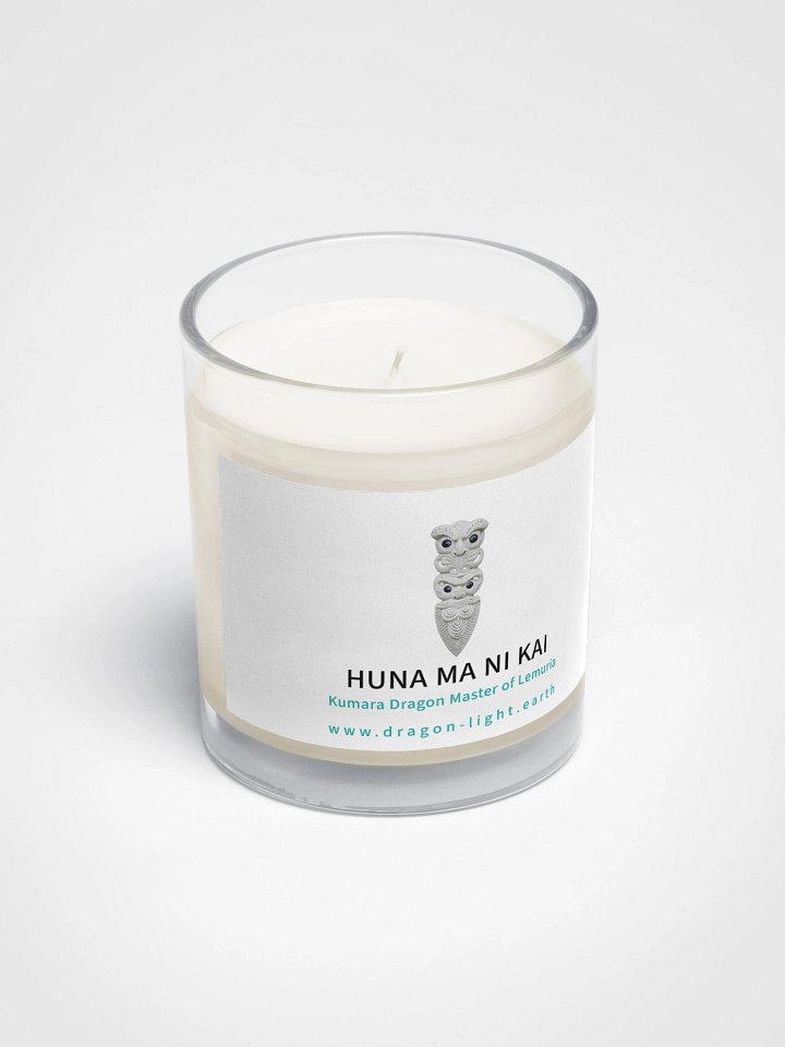 Soy Wax Candle in Clear Glass Jar product image (2)