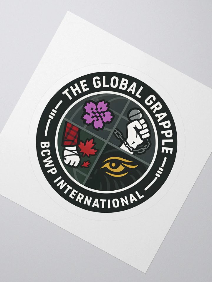 Fight the Borders Sticker product image (4)