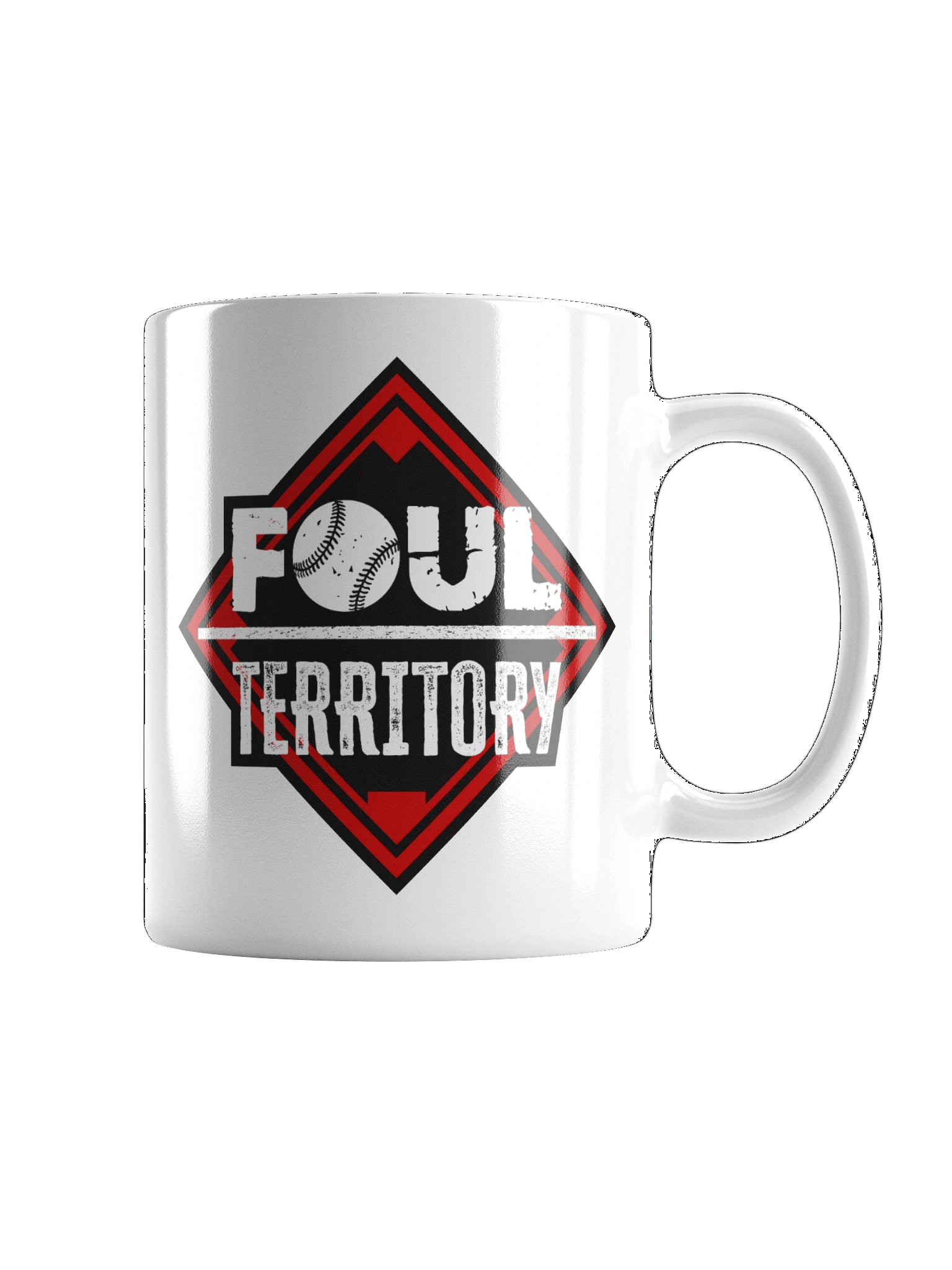Foul Territory Glossy White Mug product image (1)