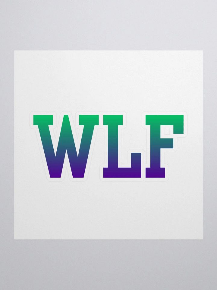 WLF Collaboration Sticker 3x3 product image (1)