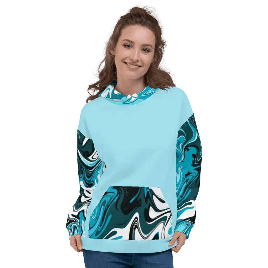 Blue Swirl Hoodie product image (5)