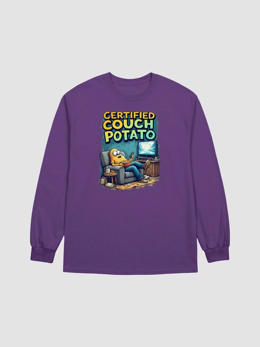 Certified Couch Potato Long Sleeve Tee product image (4)