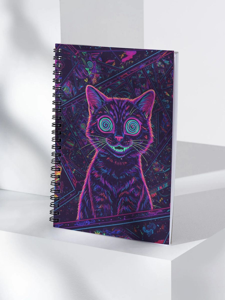Crazy Kitty Spiral Notebook product image (4)