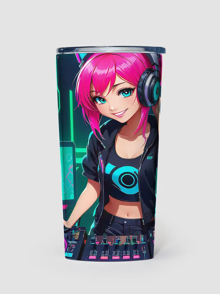 Dj Girl 20 oz Stainless Steel Tumbler - V1 product image (1)