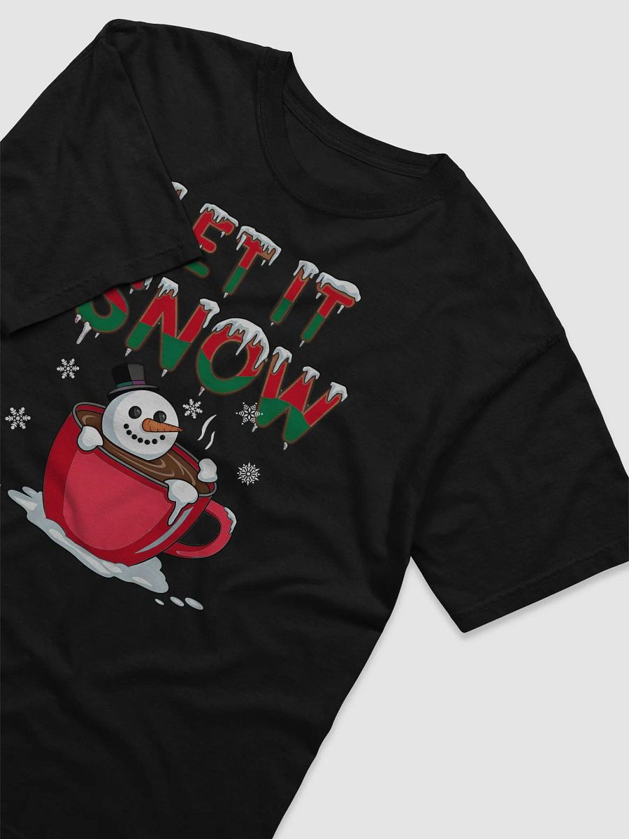 Let It Snow Snowman Christmas Unisex T-shirt for men and women Comfort Colors product image (21)