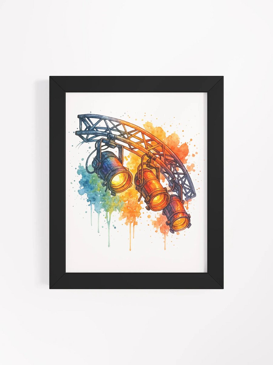 Theatrically Jerry: "Water-PAR" Watercolor PAR Light Fine Art Print product image (14)