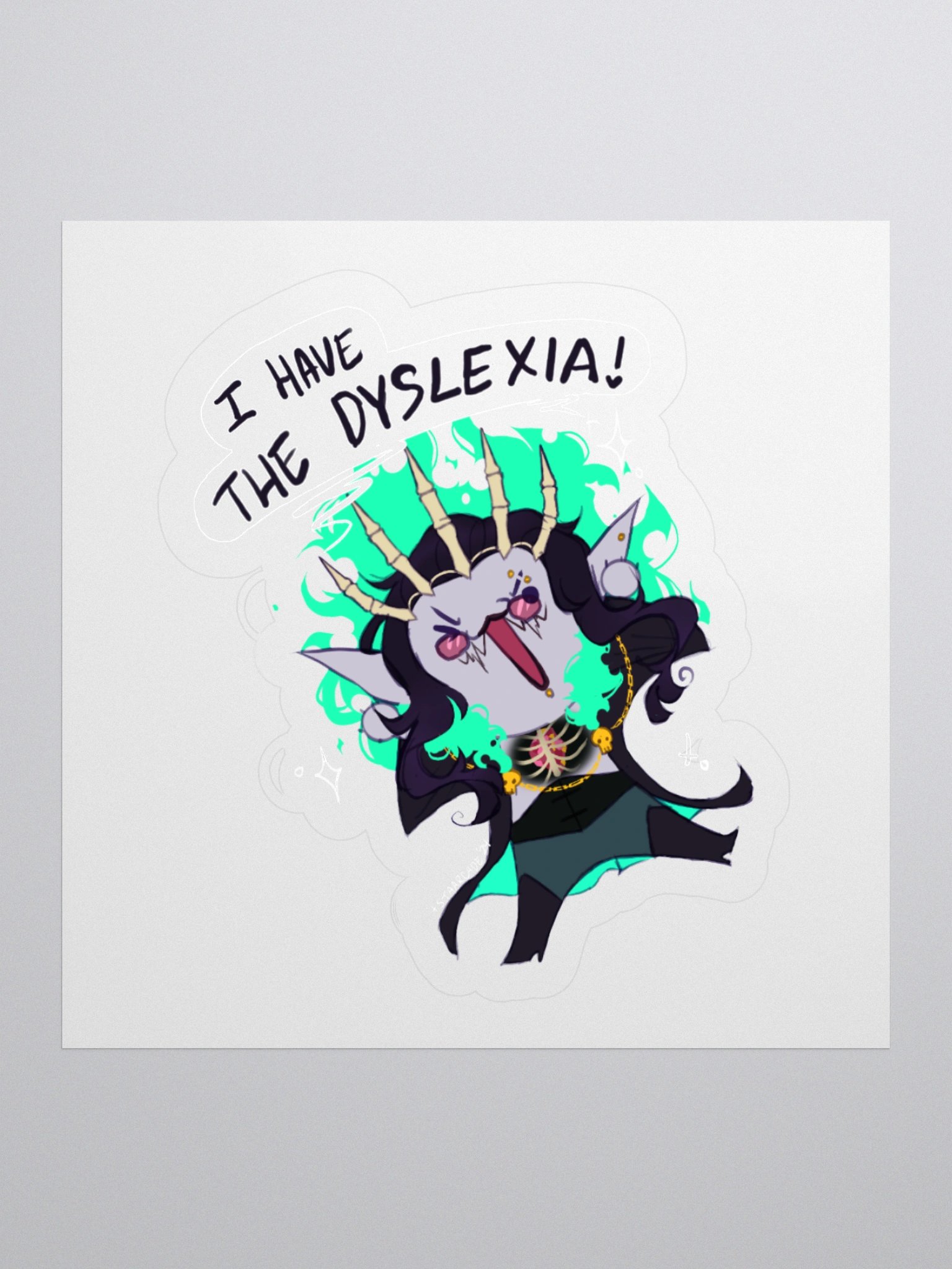 i have the dyslexic sticker product image (1)
