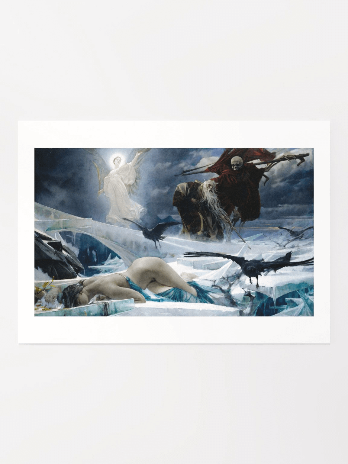 "Ahasuerus at the End of the World" by Adolf Hirémy-Hirschl Poster product image (1)
