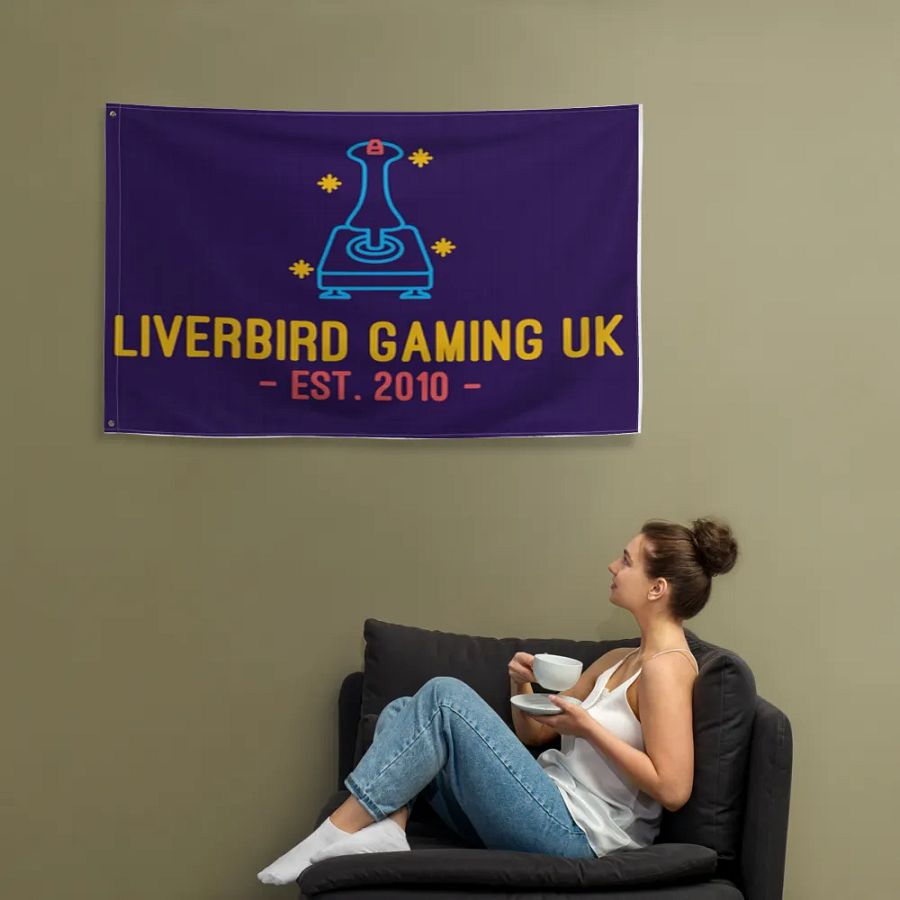 Liverbird Emblem All-Over Flag product image (12)