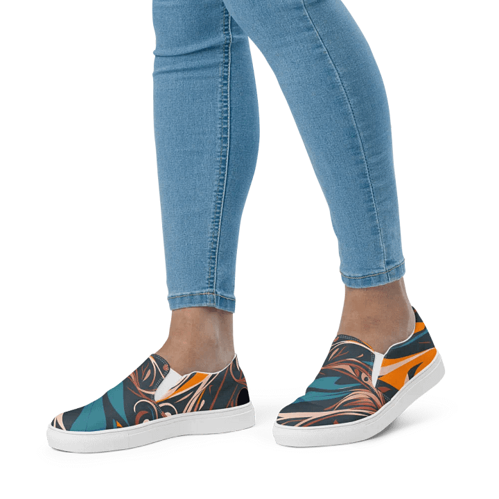 Ethereal Swirl Canvas Slip-Ons product image (2)