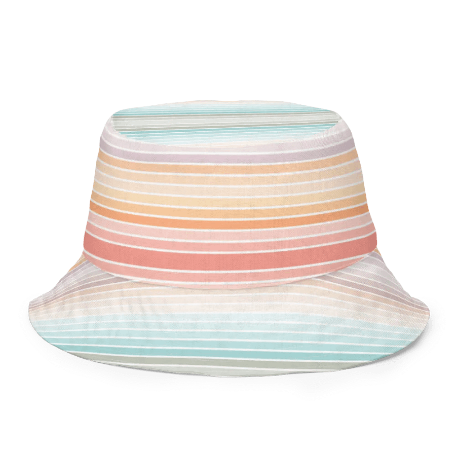 HAPPY DAISY REVERSIBLE BUCKET HAT - Wendehut mit Blümchen und Regenbogen in allen Grössen product image (10)