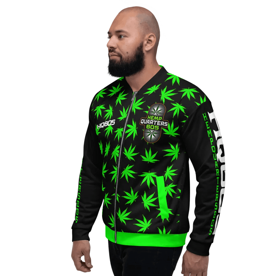 HempQuartes Neon Green Zip Up Jacket product image (6)