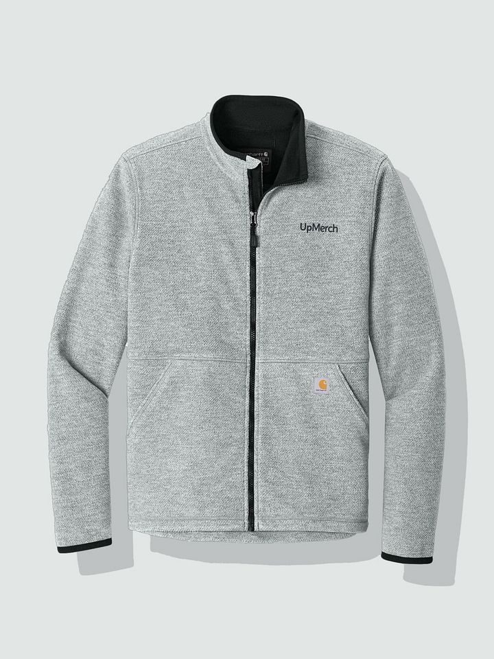 Carhartt® Textured Full-Zip Fleece Jacket product image (1)