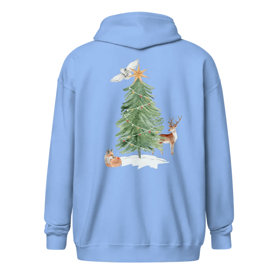 Merry Yule Zip Hoodie product image (10)