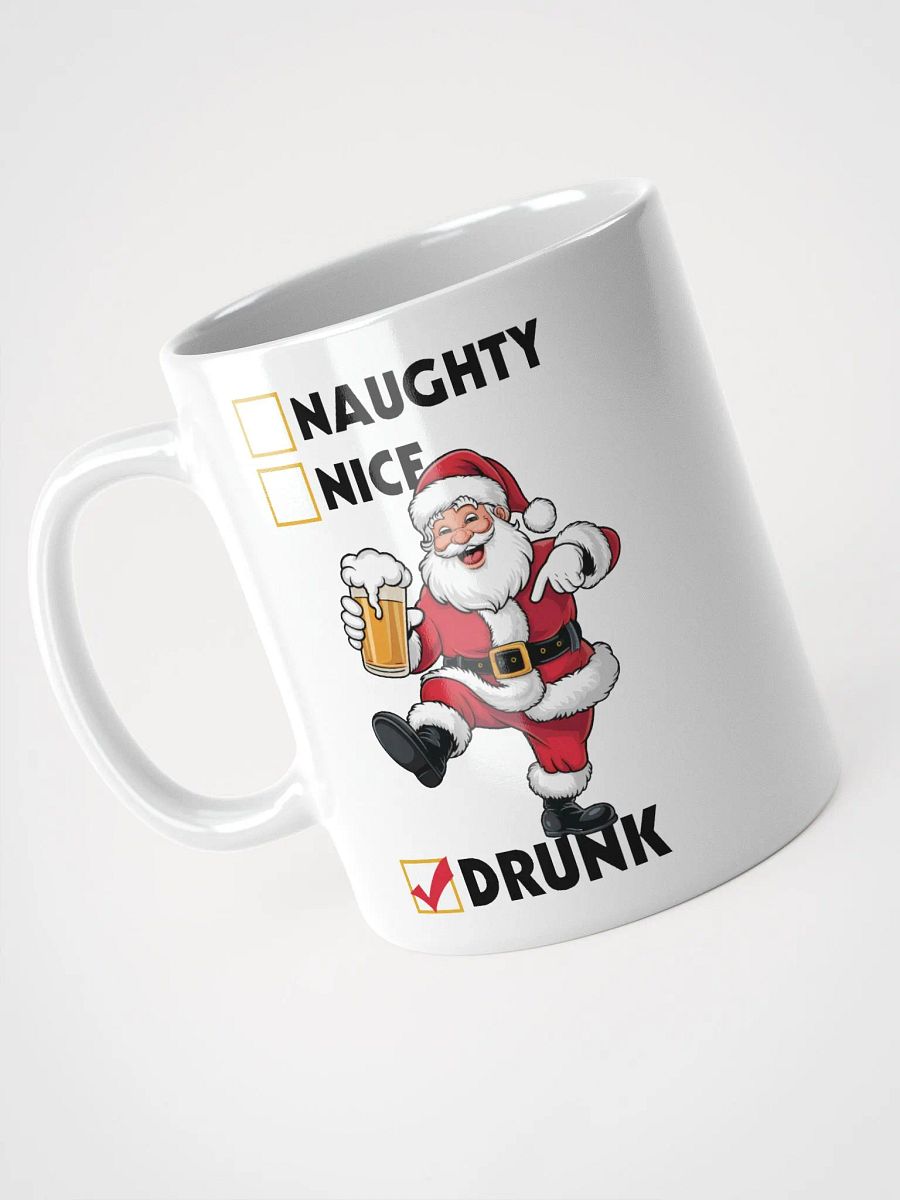Santa Cheers White Glossy Mug product image (3)