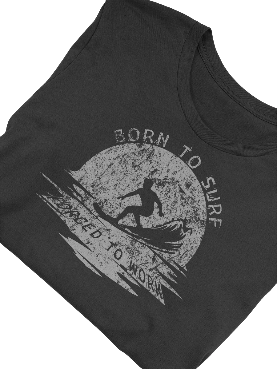 Born to Surf Forced to Work T-Shirt | Sunset Wave Rider Tee product image (49)