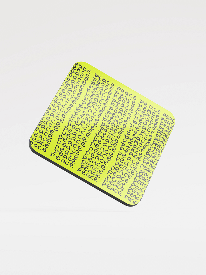 Peace 2 Coaster (Yellow) product image (1)