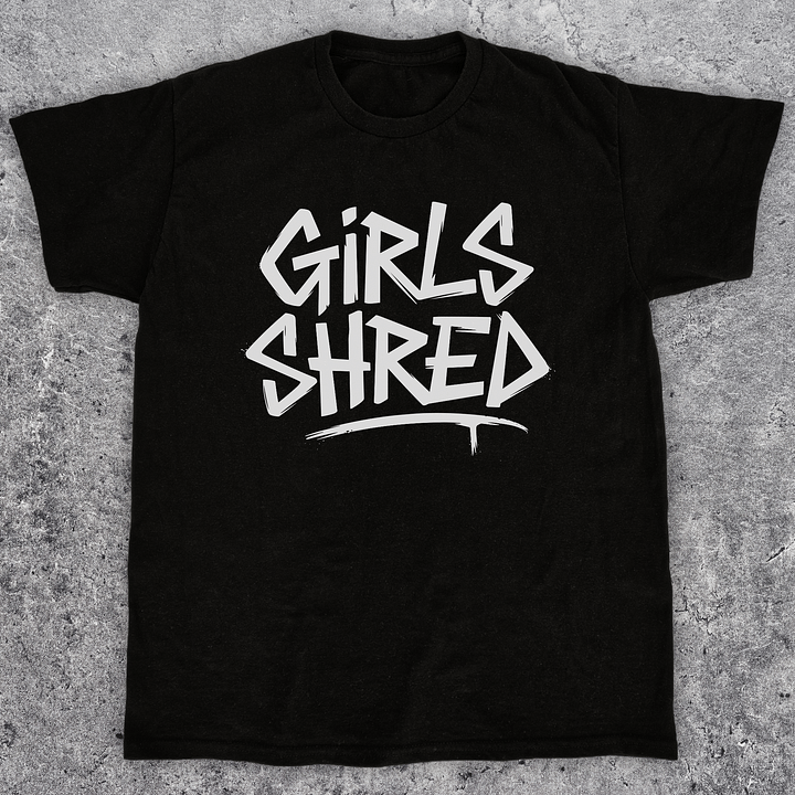 Girls shred, Skateboarding t-shirt for girls, Women's T-shirt product image (1)
