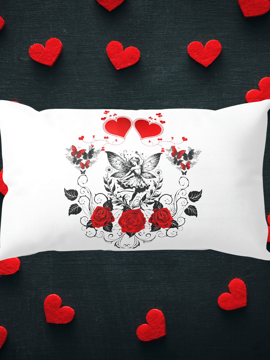 Fairy Hearts & Roses All-Over Print Pillow product image (1)