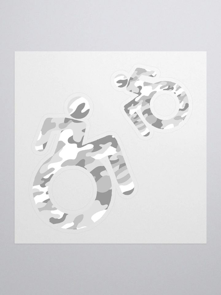 Wheelie, Cold Weather Camo Sticker Sheet product image (1)