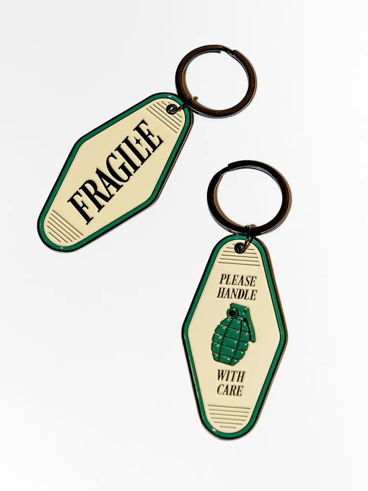 Fragile Hotel Keychain product image (1)