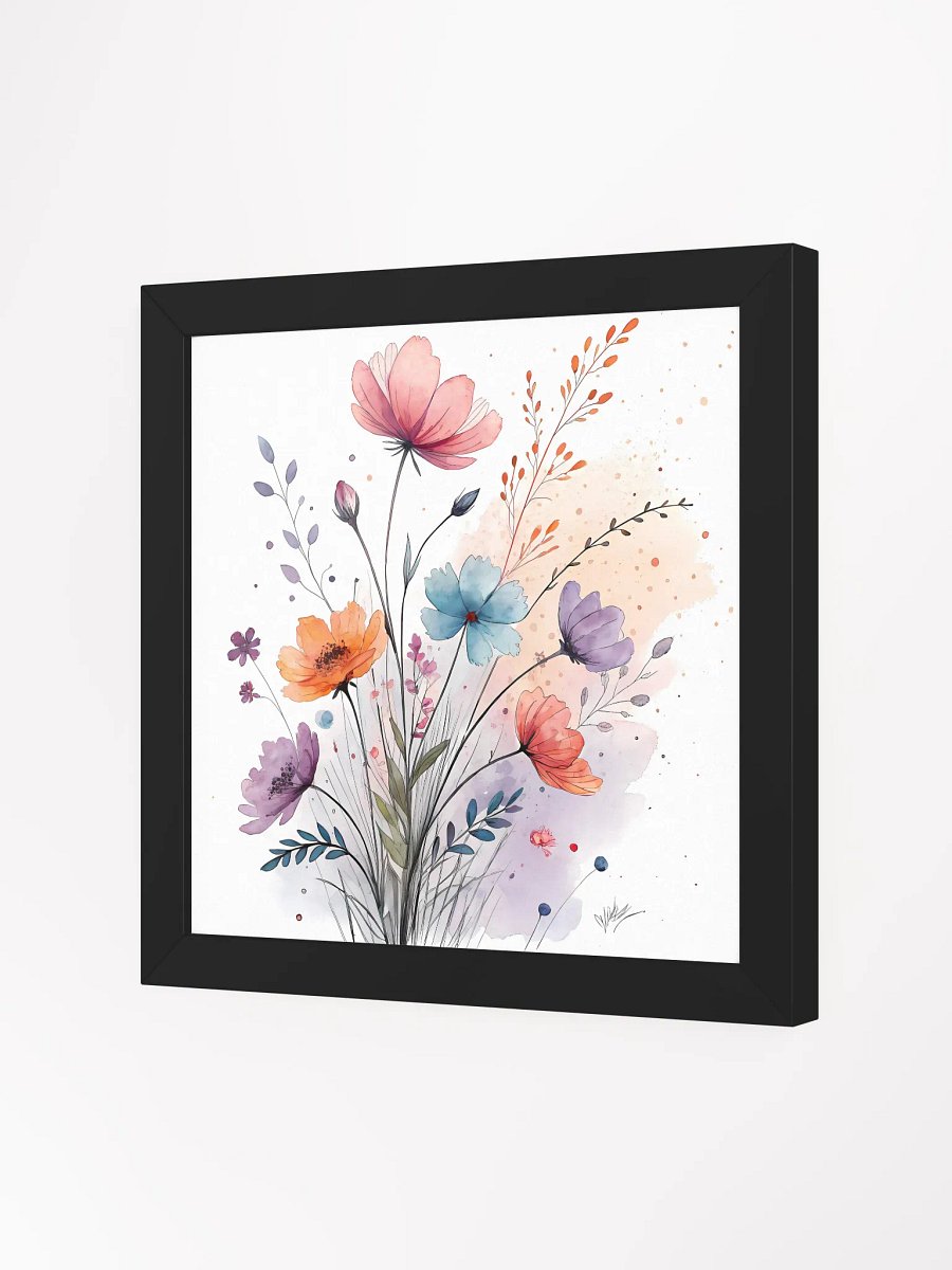 Whimsical Wildflower Watercolor Poster product image (26)