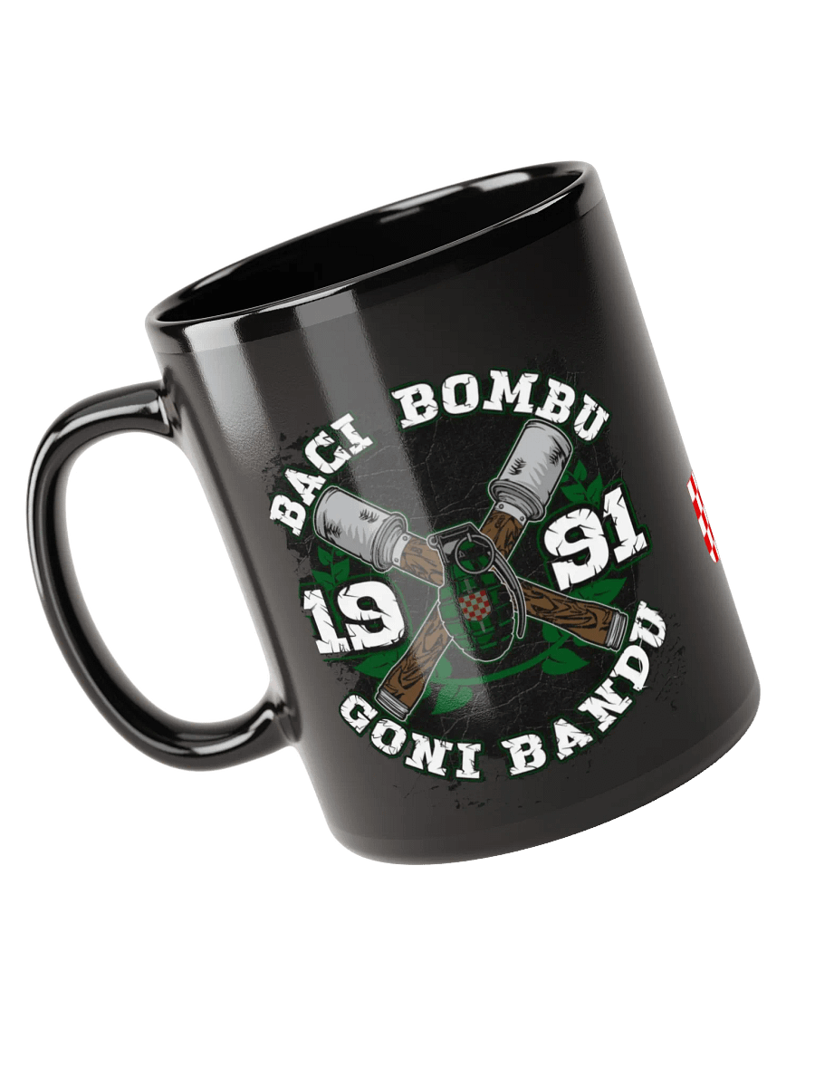 BACI BOMBU Emblem Black Glossy Mug product image (2)