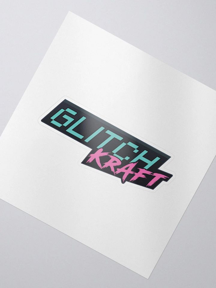 GlitchKraft Logo Sticker product image (2)
